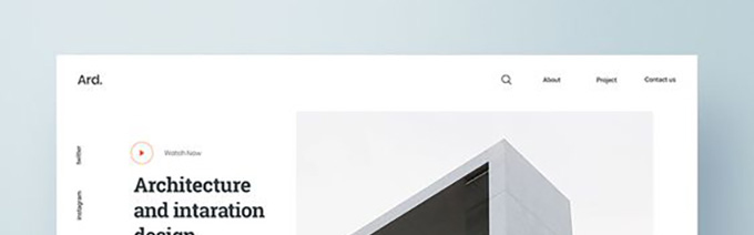 不采用全屏海报网站首页照样高级的设计技巧