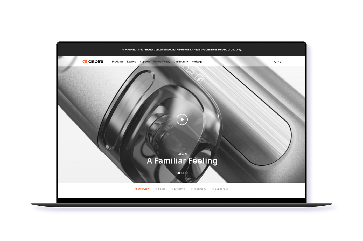 Aspire Official website 素马设计作品 SUMAART