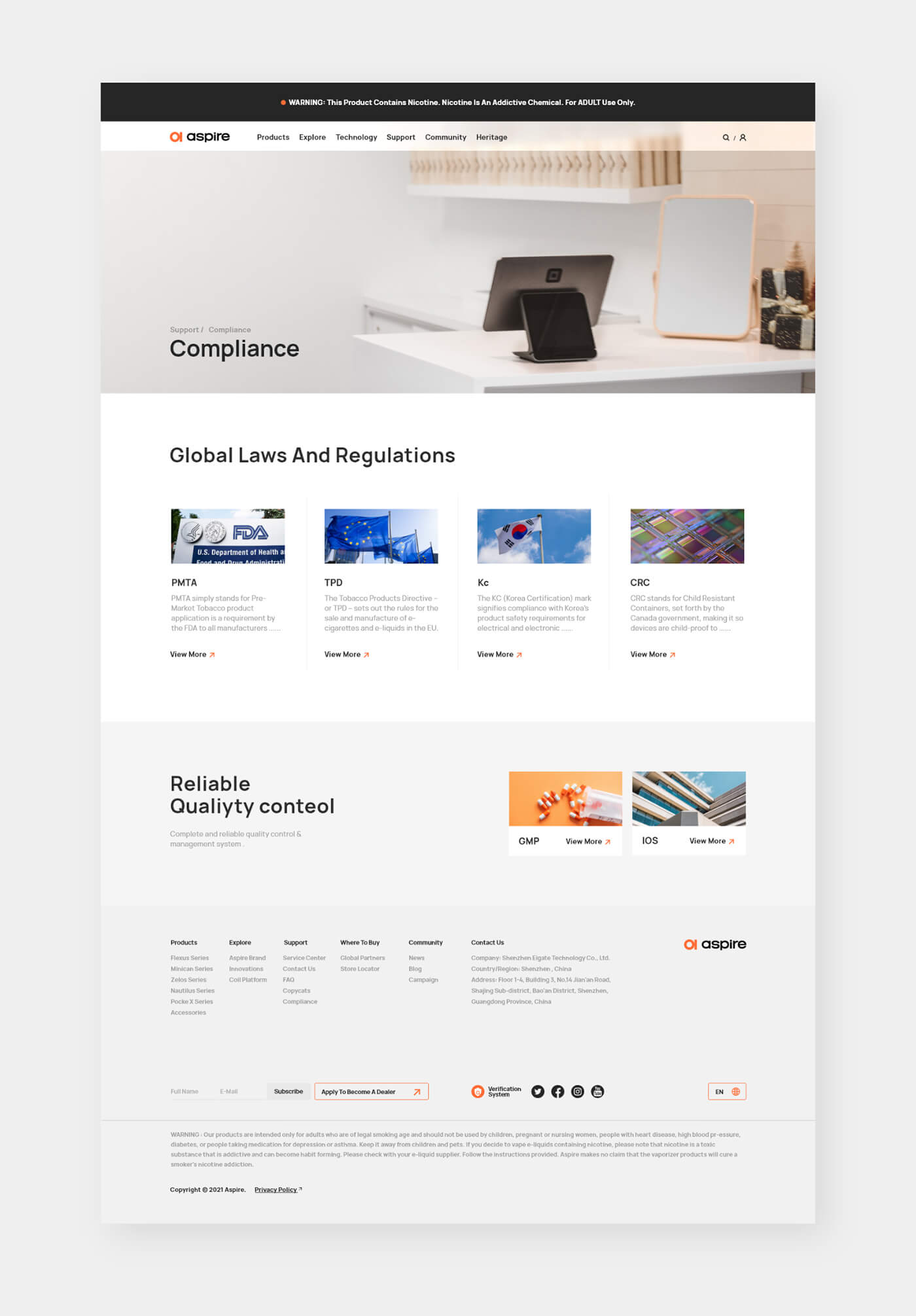 Aspire Official website 素马设计作品插图 Aspire Official website 素马设计作品插图