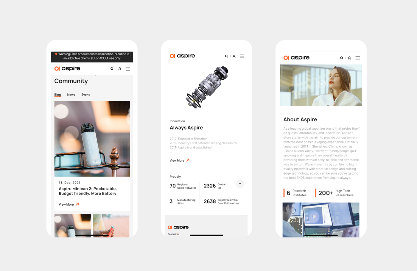 Aspire Official website 素马设计作品插图 Aspire Official website 素马设计作品插图